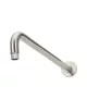 ROUND WALL SHOWER CURVED ARM 400MM MA09-400-PVDBN BRUSHED NICKEL