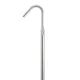 ROUND PADDLE FREESTANDING BATH SPOUT AND HAND SHOWER MB09PD-PVDBN BRUSHED NICKEL