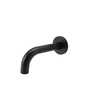ROUND UNIVERSAL CURVED SPOUT 130MM MS05-130 MATTE BLACK