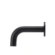 ROUND UNIVERSAL CURVED SPOUT 130MM MS05-130 MATTE BLACK