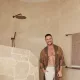 ROUND SHOWER ROSE 300MM MH06N-PVDBZ LUSTRE BRONZE