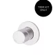 ROUND WALL MIXER PINLESS HANDLE TRIM KIT ONLY MW03PN-FIN-C POLISHED CHROME