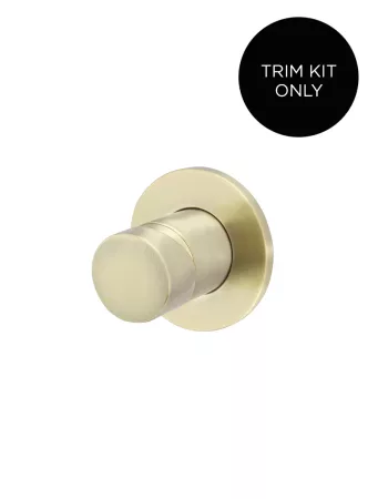 ROUND WALL MIXER PINLESS HANDLE TRIM KIT ONLY MW03PN-FIN-PVDBB TIGER BRONZE