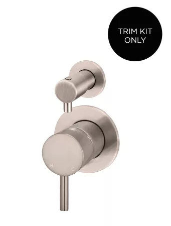 ROUND DIVERTER MIXER TRIM KIT ONLY MW07TS-FIN-CH CHAMPAGNE