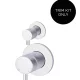 ROUND DIVERTER MIXER TRIM KIT ONLY MW07TS-FIN-C POLISHED CHROME
