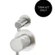 ROUND DIVERTER MIXER TRIM KIT ONLY MW07TS-FIN-PVDBN BRUSHED NICKEL