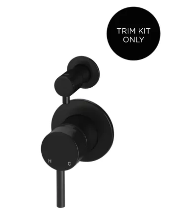 ROUND DIVERTER MIXER TRIM KIT ONLY MW07TS-FIN MATTE BLACK
