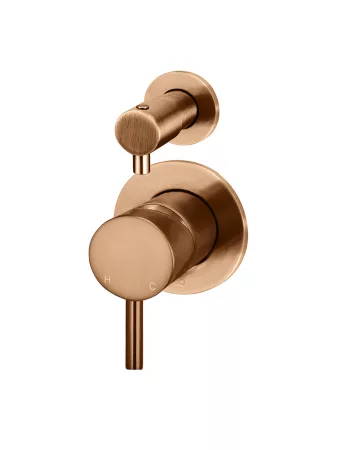 ROUND DIVERTER MIXER TRIM KIT ONLY MW07TS-FIN-PVDBZ LUSTRE BRONZE