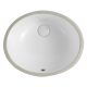 KARMEN 480MM ROUND UNDERMOUNT BASIN TR908 GLOSS WHITE