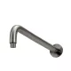 ROUND WALL SHOWER CURVED ARM 400MM MA09-400-PVDGM SHADOW GUNMETAL