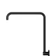 HIGH RISE SHOWER ARM MA11 MATTE BLACK