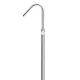 ROUND PINLESS FREESTANDING BATH SPOUT AND HAND SHOWER MB09PN-C POLISHED CHROME