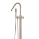 ROUND PINLESS FREESTANDING BATH SPOUT AND HAND SHOWER MB09PN-CH CHAMPAGNE