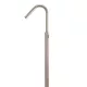 ROUND PINLESS FREESTANDING BATH SPOUT AND HAND SHOWER MB09PN-CH CHAMPAGNE