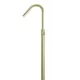 ROUND PINLESS FREESTANDING BATH SPOUT AND HAND SHOWER MB09PN-PVDBB TIGER BRONZE