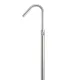 ROUND PINLESS FREESTANDING BATH SPOUT AND HAND SHOWER MB09PN-PVDBN BRUSHED NICKEL