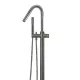 ROUND PINLESS FREESTANDING BATH SPOUT AND HAND SHOWER MB09PN-PVDGM SHADOW GUNMETAL