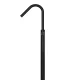ROUND PINLESS FREESTANDING BATH SPOUT AND HAND SHOWER MB09PN MATTE BLACK