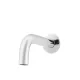 ROUND UNIVERSAL CURVED SPOUT 130MM MS05-130-C POLISHED CHROME
