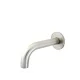 ROUND UNIVERSAL CURVED SPOUT 130MM MS05-130-PVDBN BRUSHED NICKEL