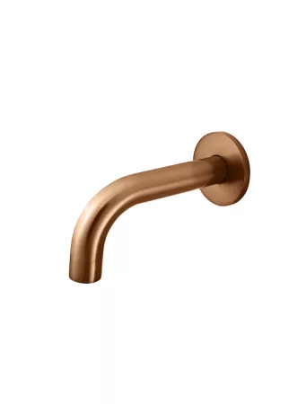 ROUND UNIVERSAL CURVED SPOUT 130MM MS05-130-PVDBZ LUSTRE BRONZE