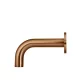 ROUND UNIVERSAL CURVED SPOUT 130MM MS05-130-PVDBZ LUSTRE BRONZE