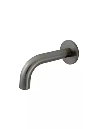 ROUND UNIVERSAL CURVED SPOUT 130MM MS05-130-PVDGM SHADOW GUNMETAL