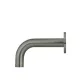 ROUND UNIVERSAL CURVED SPOUT 130MM MS05-130-PVDGM SHADOW GUNMETAL