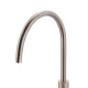 ROUND GOOSENECK HIGH RISE SWIVEL HOB SPOUT MS08-CH CHAMPAGNE