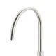 ROUND GOOSENECK HIGH RISE SWIVEL HOB SPOUT MS08-PVDBN BRUSHED NICKEL