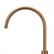 ROUND GOOSENECK HIGH RISE SWIVEL HOB SPOUT MS08-PVDBZ LUSTRE BRONZE
