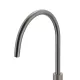 ROUND GOOSENECK HIGH RISE SWIVEL HOB SPOUT MS08-PVDGM SHADOW GUNMETAL
