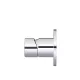 ROUND WALL MIXER PINLESS HANDLE TRIM KIT ONLY MW03PN-FIN-C POLISHED CHROME