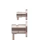 ROUND DIVERTER MIXER TRIM KIT ONLY MW07TS-FIN-CH CHAMPAGNE