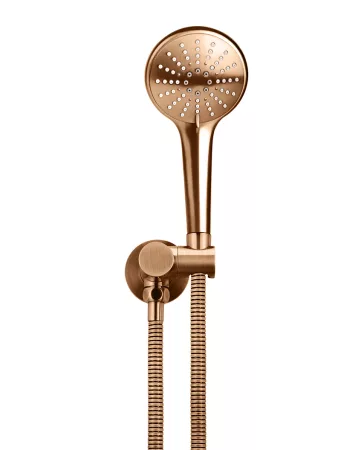 ROUND HANDSHOWER ON SWIVEL BRACKET MZ06-PVDBZ LUSTRE BRONZE