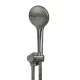 ROUND HANDSHOWER ON SWIVEL BRACKET MZ06-PVDGM SHADOW GUNMETAL