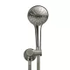 ROUND HANDSHOWER ON SWIVEL BRACKET MZ06-PVDGM SHADOW GUNMETAL