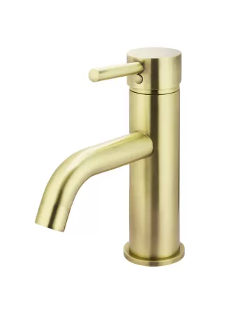 ROUND BASIN MIXER CURVED MB03-PVDBB TIGER BRONZE