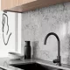 ROUND GOOSENECK KITCHEN MIXER WITH PINLESS HANDLE MK03PN-PVDGM SHADOW GUNMETAL