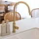 PICCOLA PULL OUT KITCHEN MIXER TAP MK17PN-PVDBB TIGER BRONZE