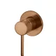ROUND WALL MIXER TRIM KIT MW03-FIN-PVDBZ LUSTRE BRONZE