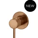 ROUND WALL MIXER TRIM KIT MW03-FIN-PVDBZ LUSTRE BRONZE
