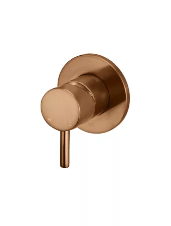 ROUND WALL MIXER SHORT PIN LEVER TRIM KIT MW03S-FIN-PVDBZ LUSTRE BRONZE