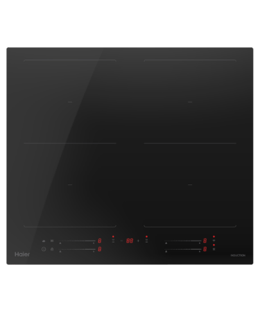 60CM 600 SERIES INDUCTION COOKTOP 4 ZONE HCI604MFTB4 BLACK GLASS