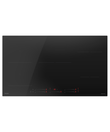 90CM 600 SERIES INDUCTION COOKTOP 5 ZONE HCI905MFTB4 BLACK GLASS