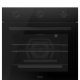 60CM 300 SERIES BUILT IN OVEN HWO60S4LMB3 BLACK
