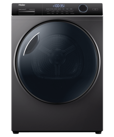 8KG 500 SERIES HEAT PUMP DRYER HDHP80ANB1 DARK S/STEEL