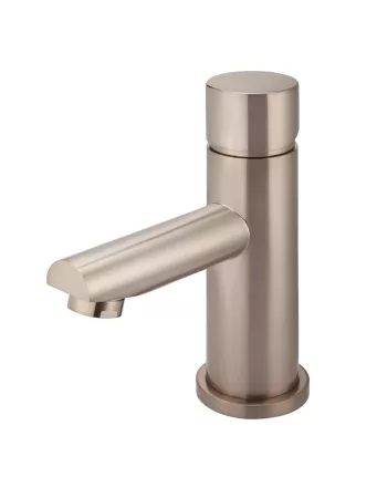 ROUND PINLESS BASIN MIXER MB02PN-CH CHAMPAGNE