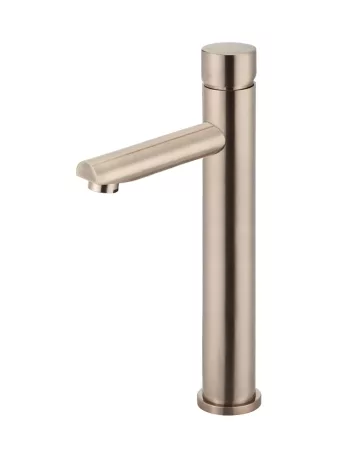 ROUND PINLESS TALL BASIN MIXER MB04PN-R2-CH CHAMPAGNE