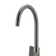 ROUND GOOSENECK KITCHEN MIXER WITH PADDLE HANDLE MK03PD-PVDGM SHADOW GUNMETAL